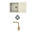 Set Easy 300 Bianco Antico + Zora PVD Gold